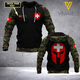 Customized SWISS Army 3D Printed Shirt/Hoodie 0704NGBA