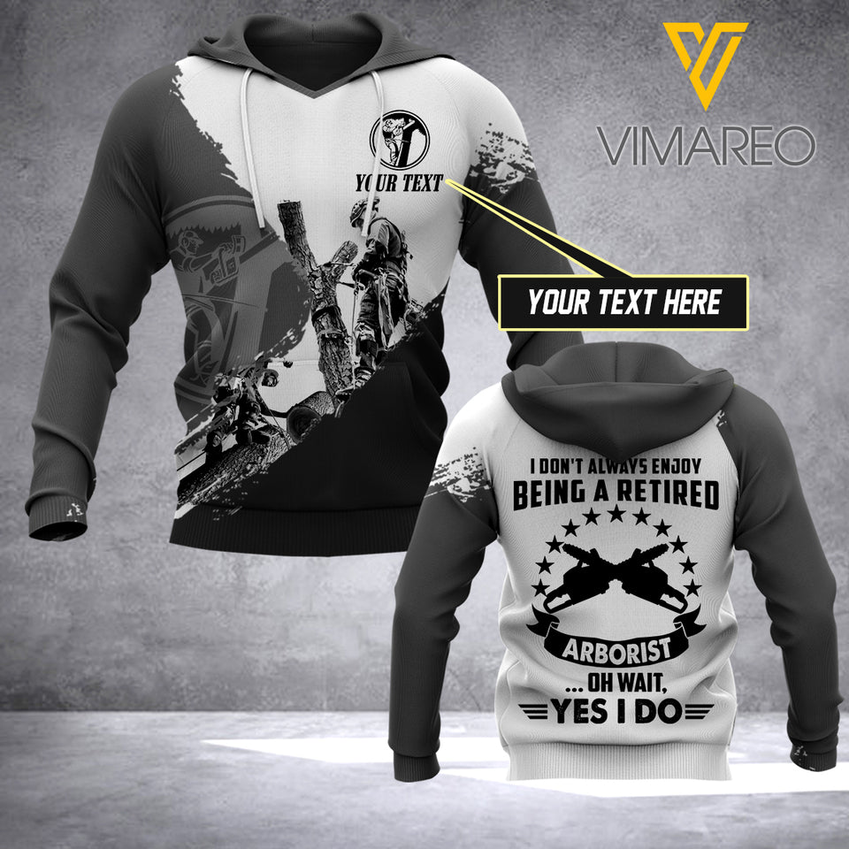 PHN Personalized Arborist 3D Printed Shirt JUE-MA11