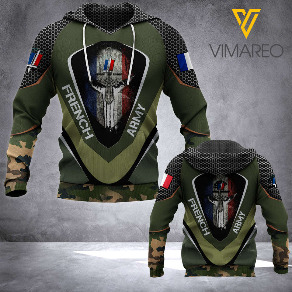 PHN French Army 3D Printed Shirt APR-MA08