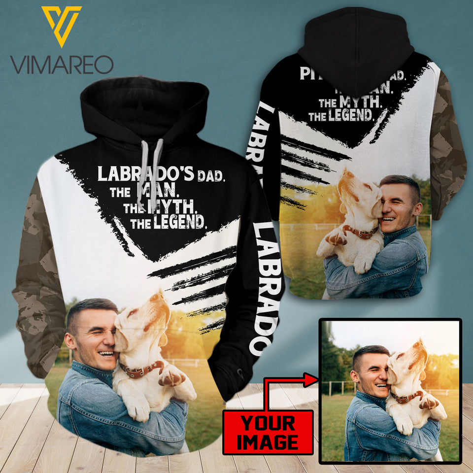 PERSONALIZED LABRADO HOODIE 3D PRINTED AUG-MA23