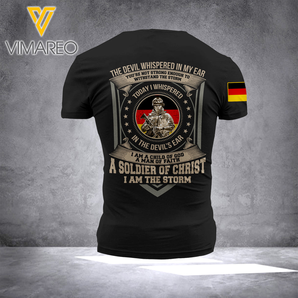 Germany soldier T SHIRT 3D ALL PRINTED 1106MQ