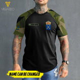 Customized Sweden 3D PRINTED SHIRT 2207MQ