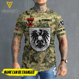 Customized Austria 3D PRINTED SHIRT 2407MQ