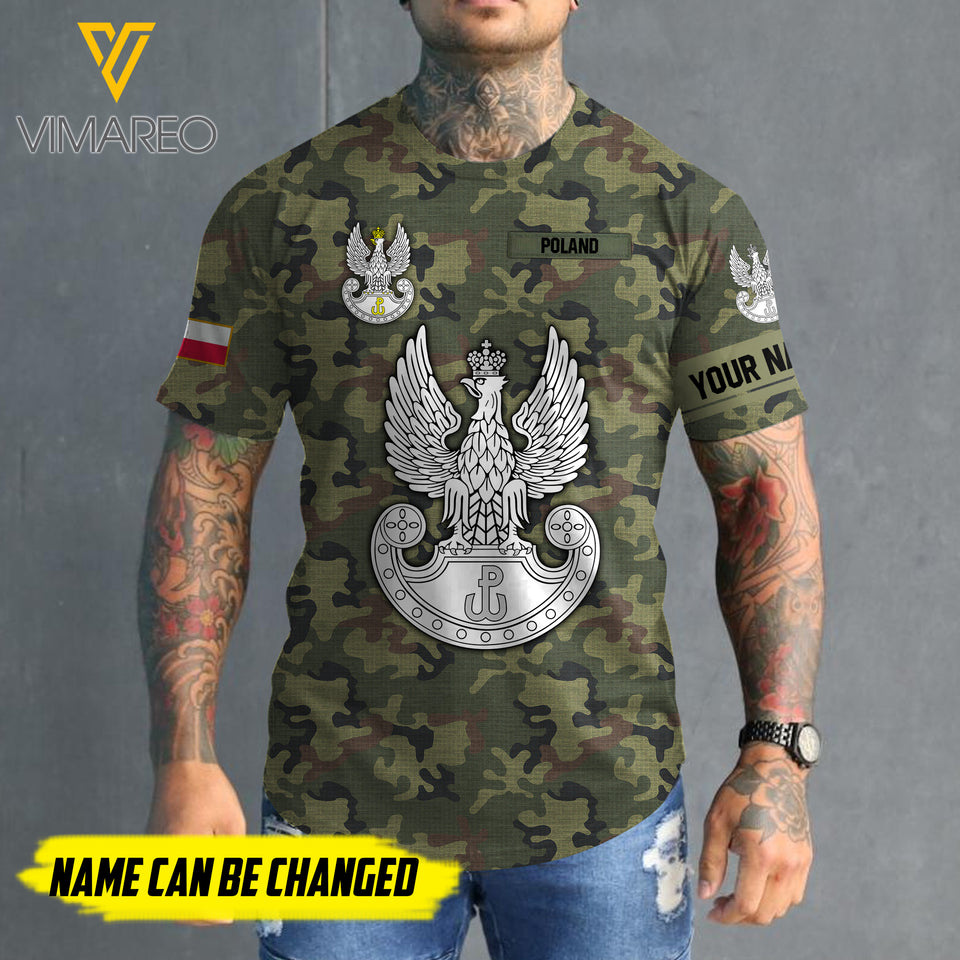 Customized Poland 3D PRINTED SHIRT 2407MQ