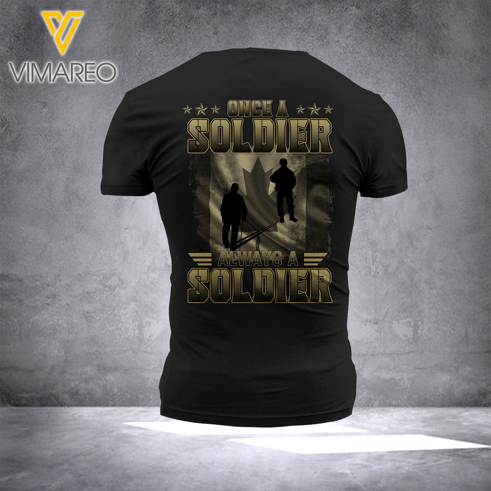 Canada Soldier Tshirt 3d all print 2906MQ