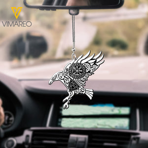 VMAH THE RAVEN OF ODIN TATTOO CAR HANGING ORNAMENT MAR-MD08