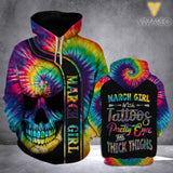 KHMD MARCH THICK THIGHS HOODIE 3D PRINTED