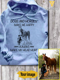 PERSONALIZED YOUR HORSE HOODIE 3D PRINTED JUE-MD21