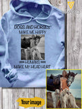 PERSONALIZED YOUR HORSE HOODIE 3D PRINTED JUE-MD21