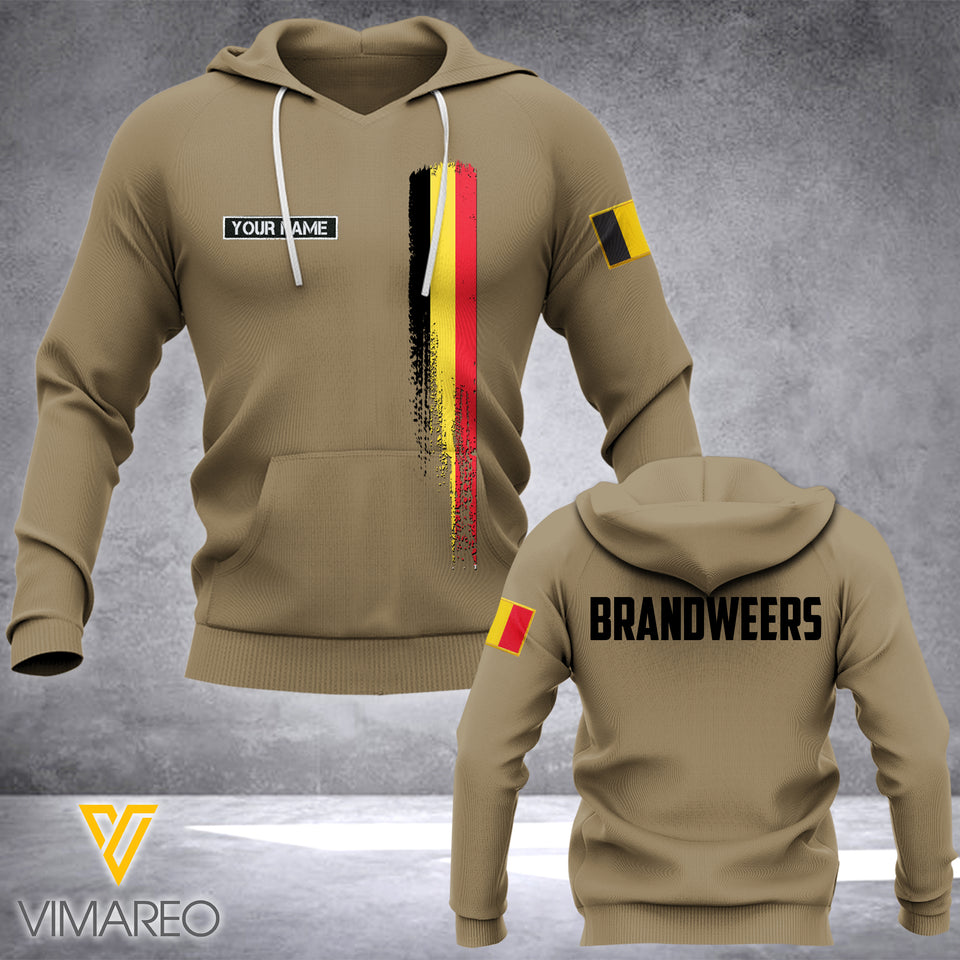 Belgium Firefighter Customized 3D Printed Shirt ATR