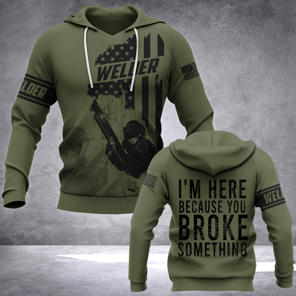 WELDER HOODIE 3D PRINTED APR-MD14