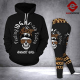 August girl gothic 3d printed hoodie/legging