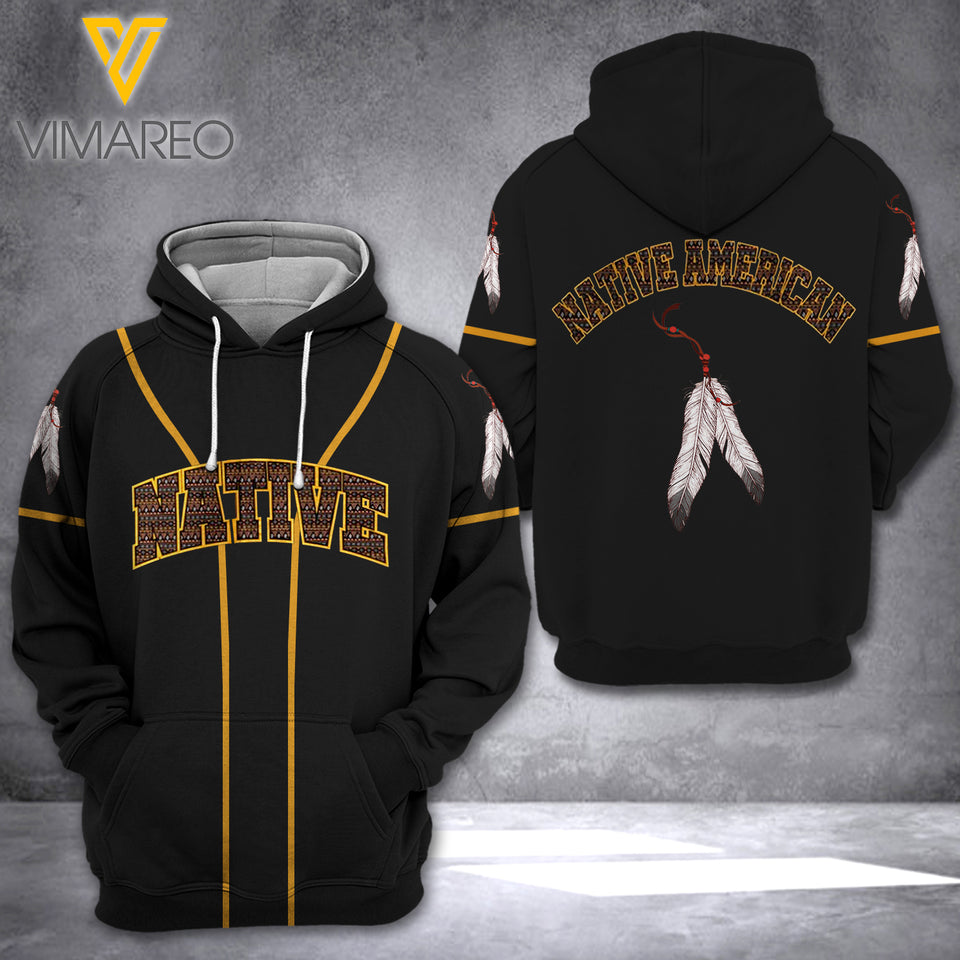 NATIVE HOODIE/TSHIRT 3D PRINTED NQA