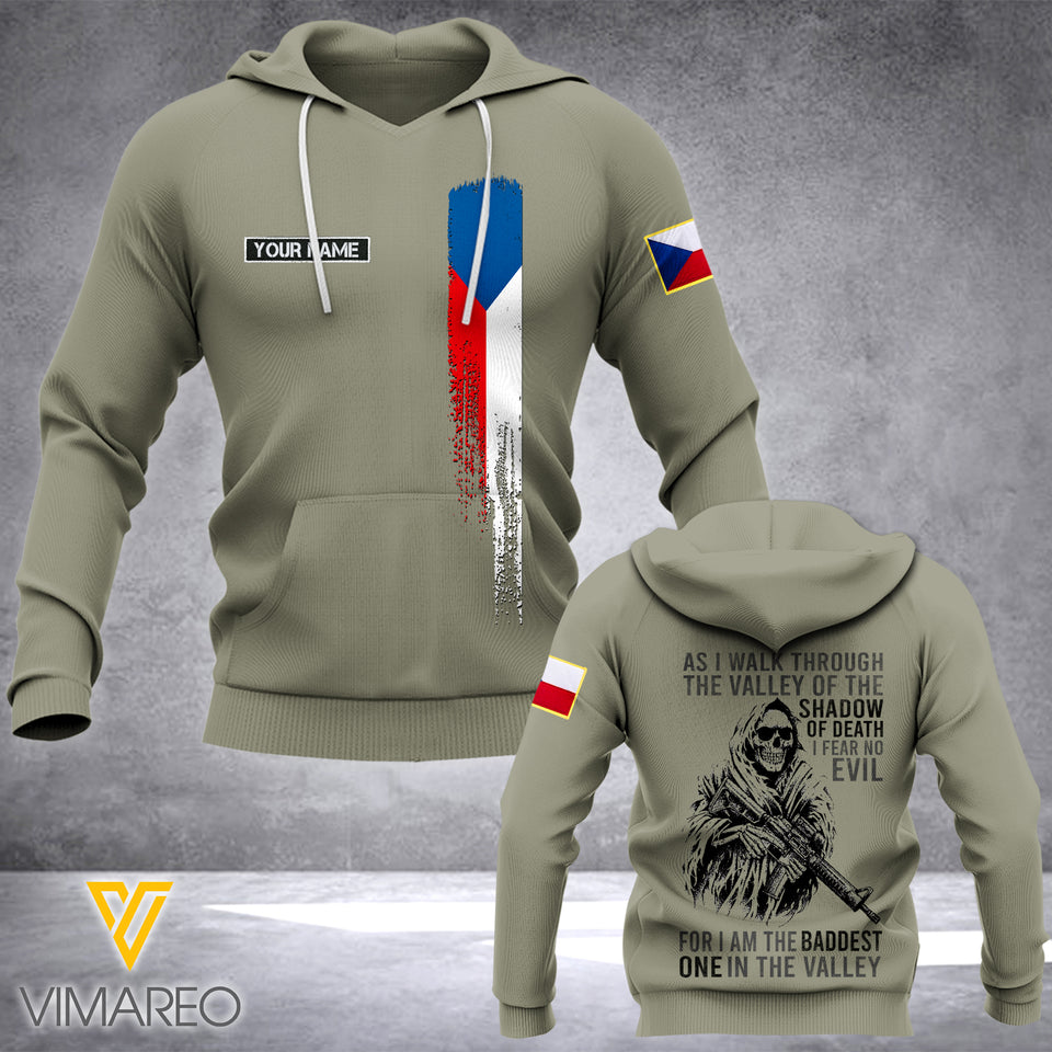Customized Czech Soldier 3D Printed Shirt/Hoodie ZD064
