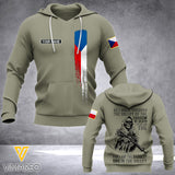 Customized Czech Soldier 3D Printed Shirt/Hoodie ZD064
