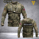 PHN Personalized British Army 3D Printed Shirt APR-DT07