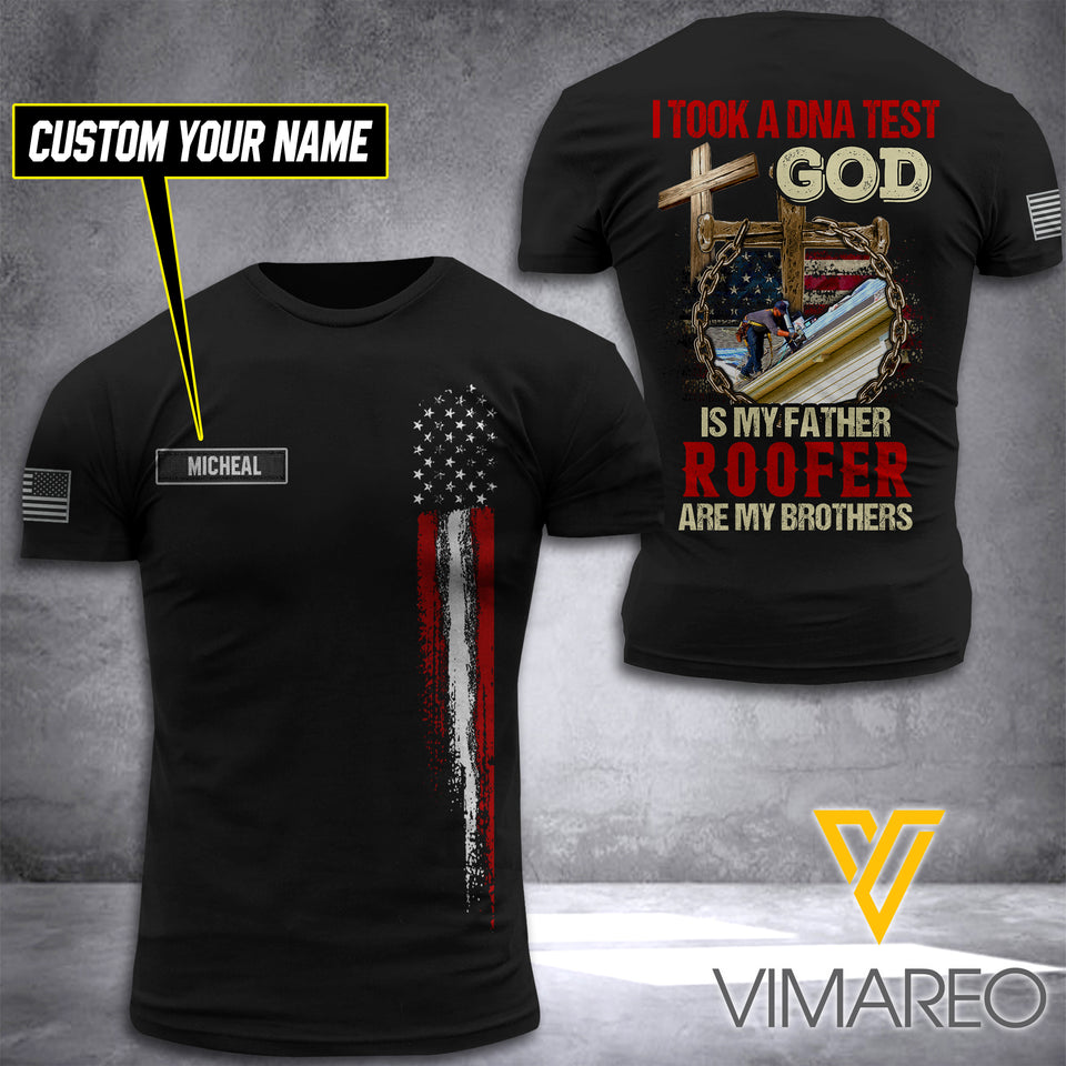 PHN PERSONALIZED ROOFER TSHIRT 3D PRINTED SEP-DT23
