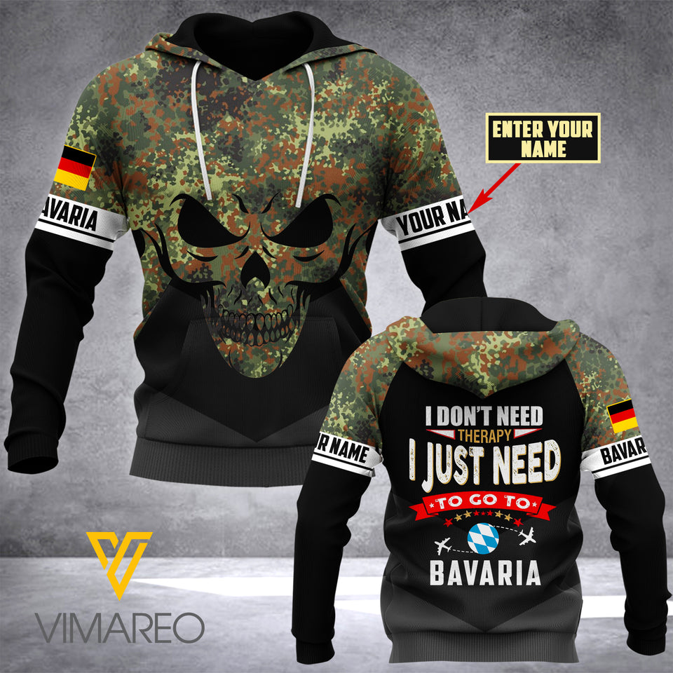 PHN PERSONALIZED BAVARIA HOODIE 3D PRINTED MAR-QH30