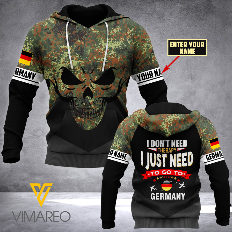 PHN PERSONALIZED GERMANY HOODIE 3D PRINTED MAR-QH30