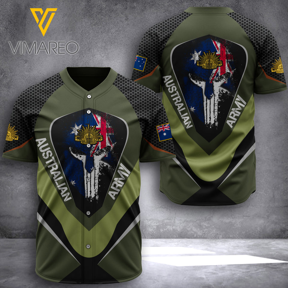PHN Australian Army Baseball Shirt Printed APR-DT10