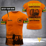 PHN PERSONALIZED CANADIAN Forklift TSHIRT PRINTED APR-DT19