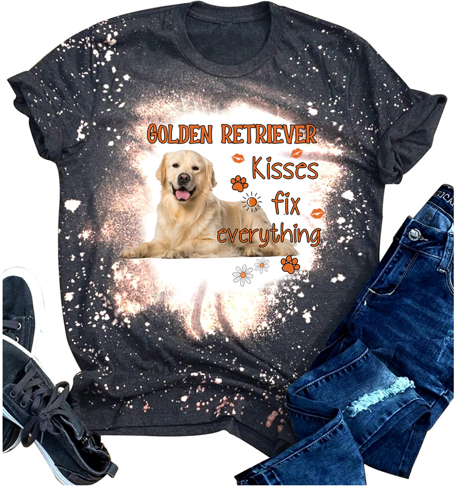 PHN Golden Retriever Dog TSHIRT 3D PRINTED SEP-LN25