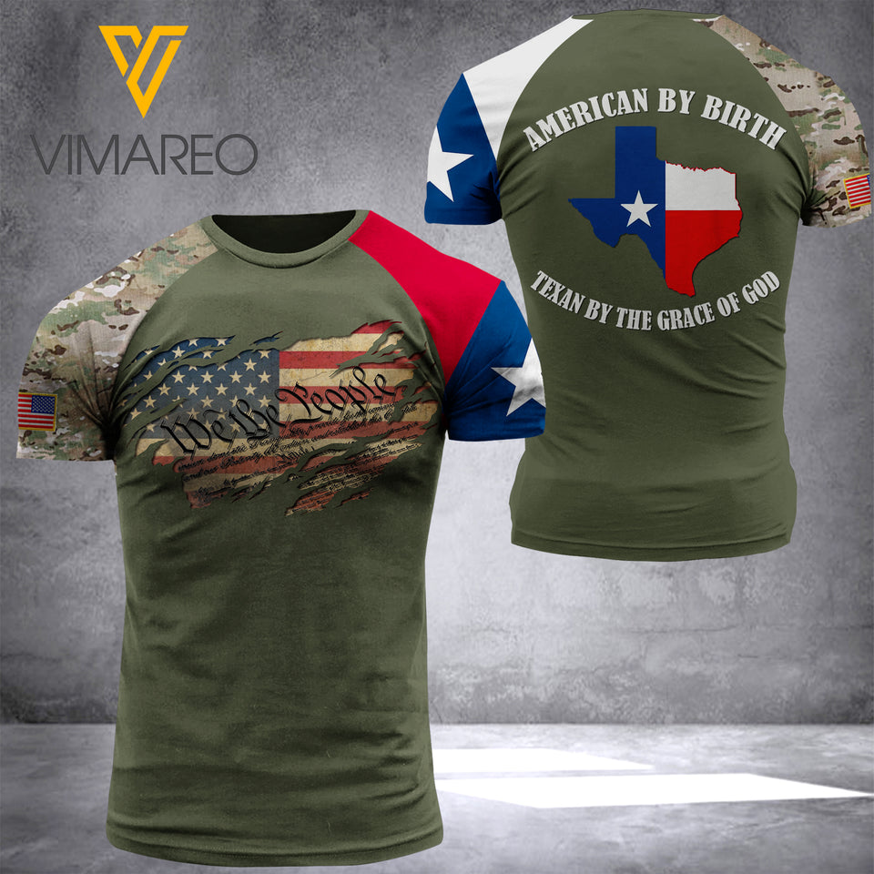 PHN TEXAN BY THE GRACE OF GOD CAMO TSHIRT PRINTED MAY-LN04
