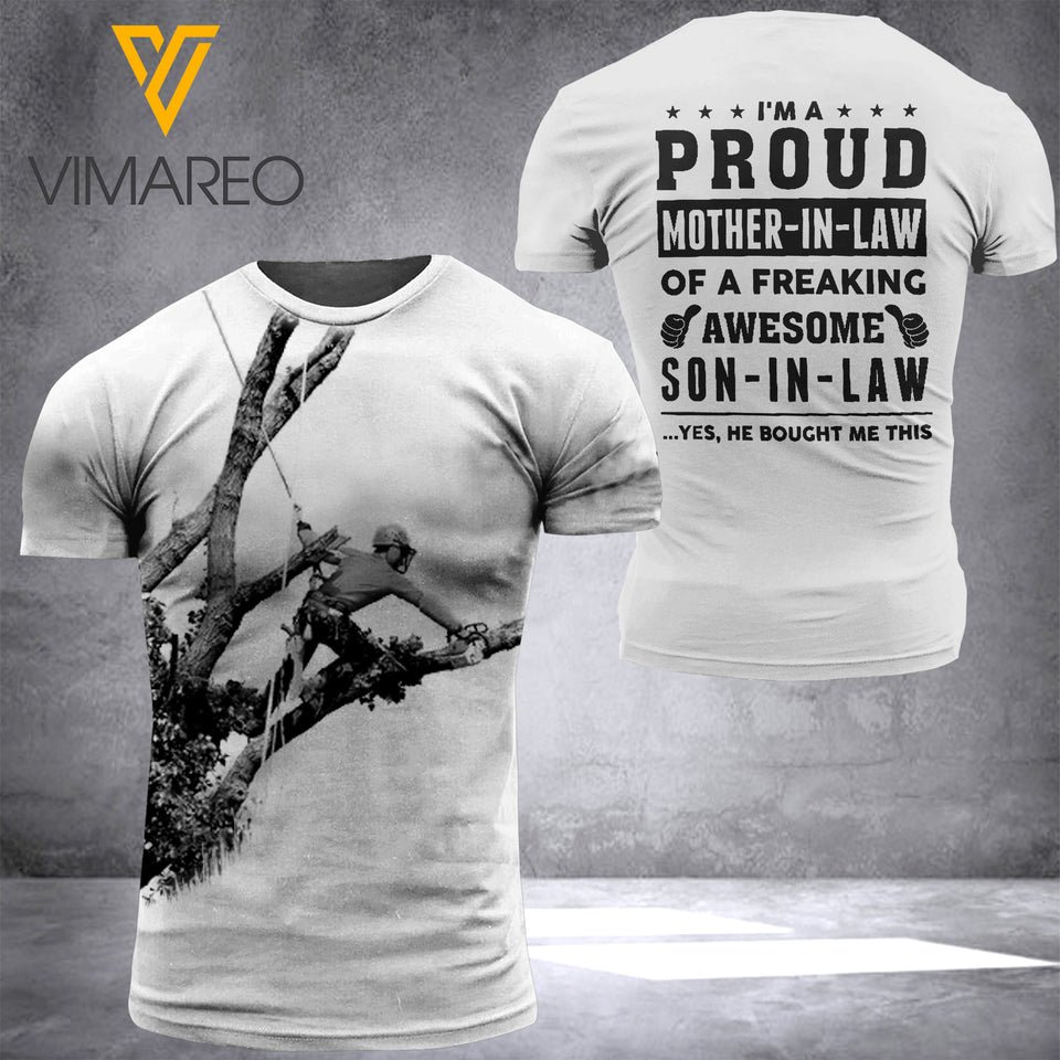 PHN HAPPY MOTHER'S DAY - SON IN LAW ARBORIST TSHIRT PRINTED APR-QH09