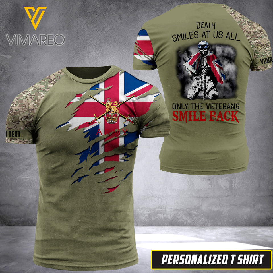 PHN PERSONALIZED British ARMY HOODIE 3D PRINTED APR-LN12