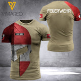 PHN PERSONALIZED AUSTRIA FIREFIGHTER TSHIRT PRINTED APR-QH15