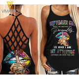 PHN September Girl Criss-Cross Open Back Camisole Tank Top MAR-DT18