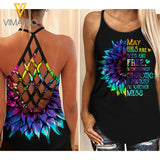 May Girl chaotic Criss-Cross Open Back Camisole Tank Top 2 style ZT1603