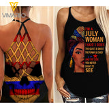 PHN July Girl Criss-Cross Open Back Camisole Tank Top APR-HQ19