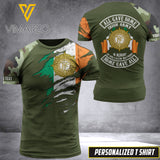 PHN Personalized Irish Army 3D Printed Shirt APR-DT14