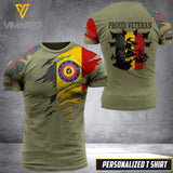 PHN PERSONALIZED Belgian ARMY HOODIE 3D PRINTED APR-LN08
