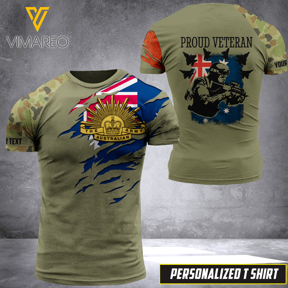 PHN PERSONALIZED AUSTRALIAN ARMY HOODIE 3D PRINTED APR-LN07
