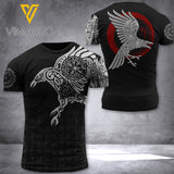 PHN Viking Raven TSHIRT 3D PRINTED AUG-DT27