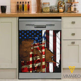 Lineman flag Kitchen Dishwasher Cover