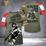 Customized Austrian Soldier 3D Printed Combat Shirt EZHQ110621