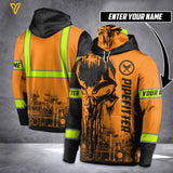 Customized Pipefitter 3D Printed Combat T Shirt/Mask Hoodie EZQ60521
