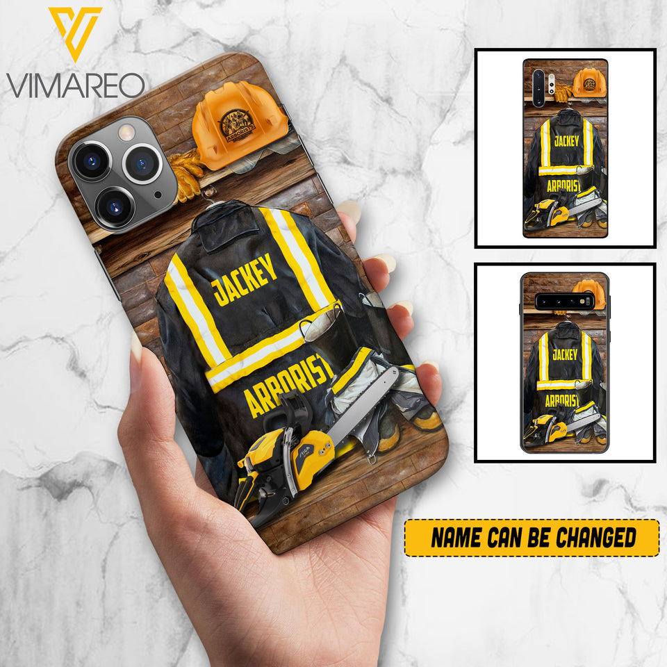 Customized Arborist Phone Case Printed 7422HVQ