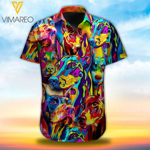 VM Doberman 3d hawaii shirt 0803