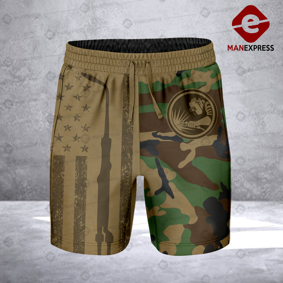 Welder camo short 3d printed 010621