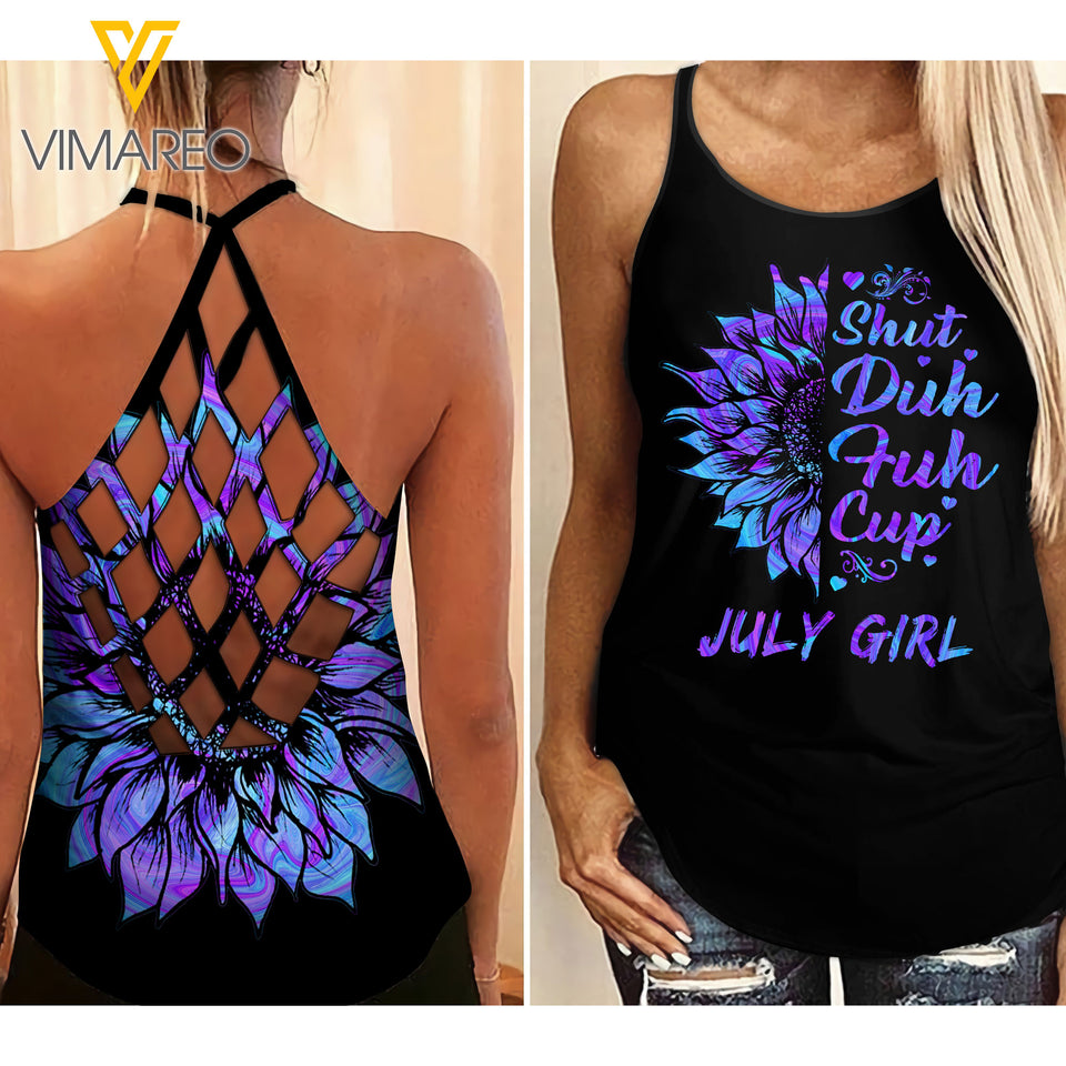 July Girl 2 Criss-Cross Open Back Camisole Tank Top 3 style ZQ1403