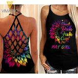 May Girl 2 Criss-Cross Open Back Camisole Tank Top 3 style ZQ1403