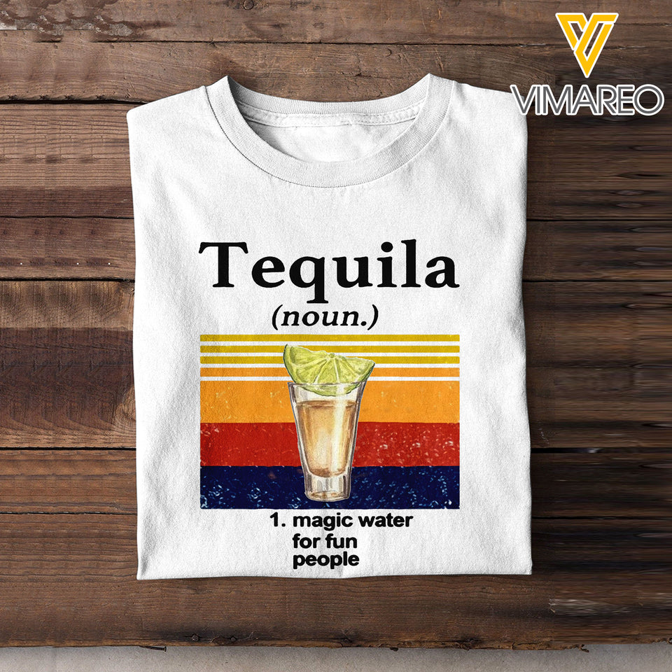 Magic brown Tequila for fun people Tshirt For Father Day LN1504