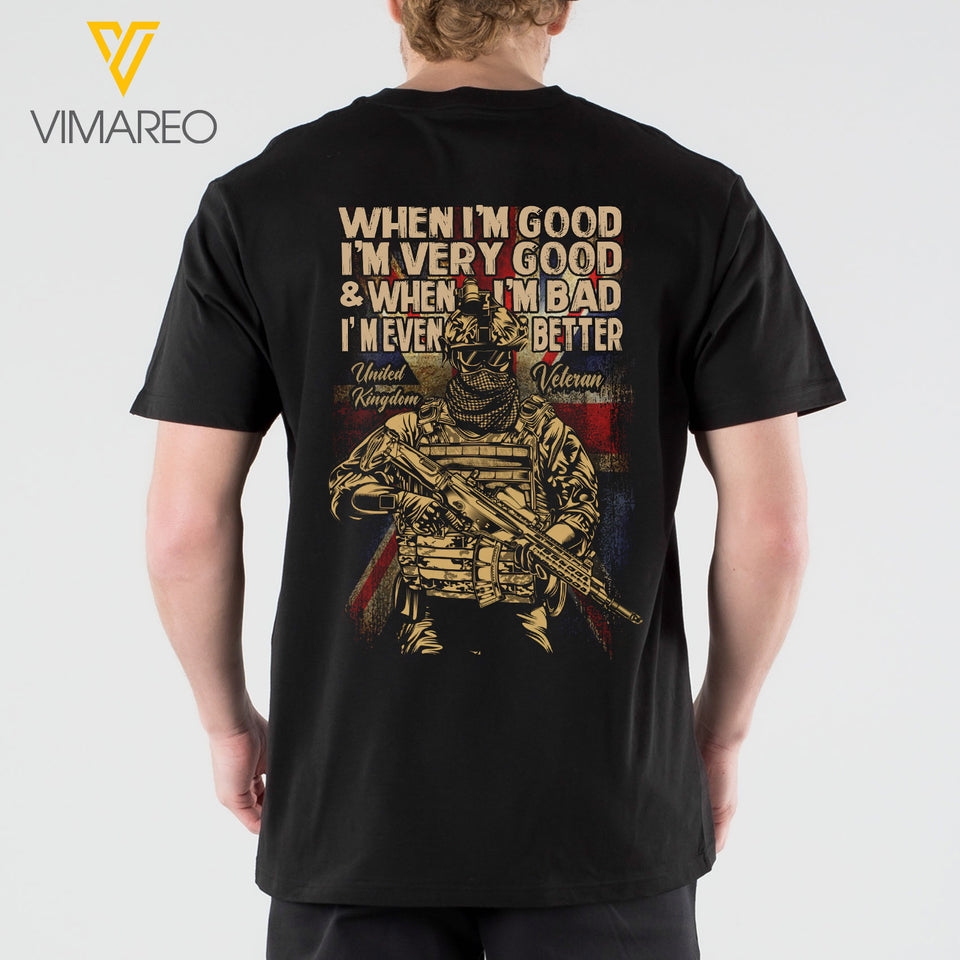 British Soldier Tshirt 3D Printed QH26