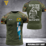 Customized Bavaria Soldier 3D Printed Shirt EZQ064