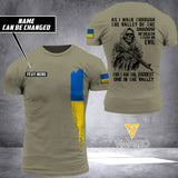 DH Personalized Ukraine Soldier/Veterans Tshirt 3D Printed HQ250421 v2