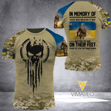 DH Personalized Ukraine Soldier/Veterans Tshirt 3D Printed HQ250421